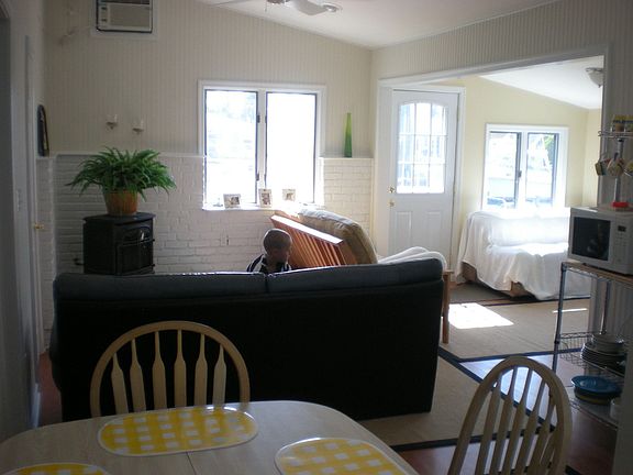 Waterfront view in back