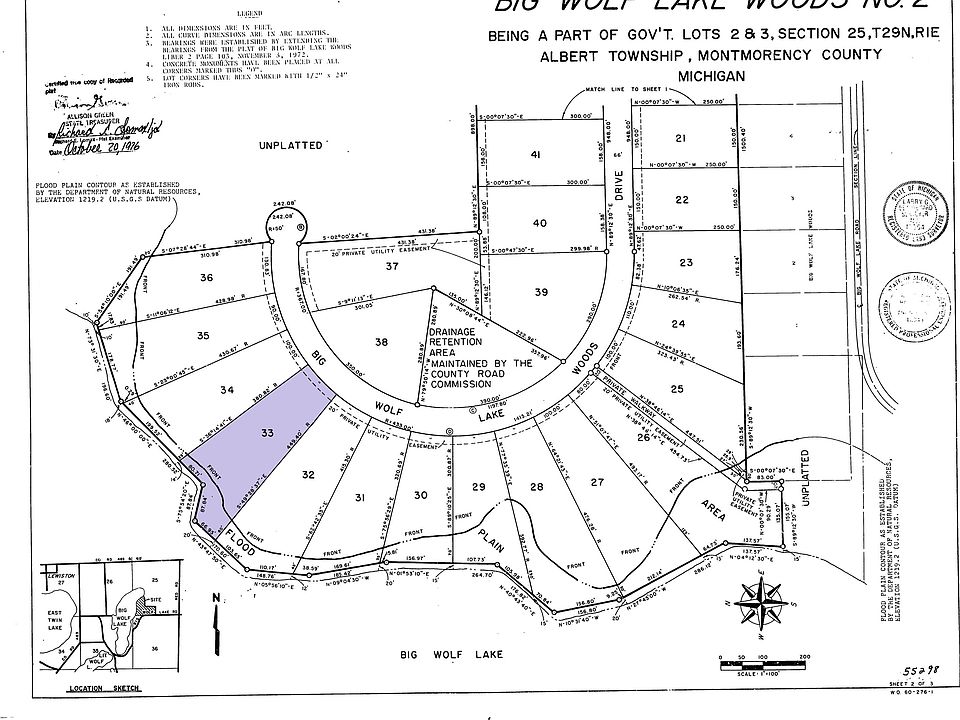 2nd image of LOT 33 Big Wolf Lake Woods Dr