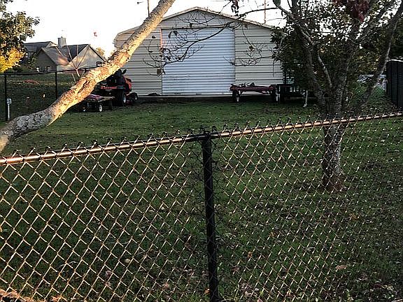 Fenced in Front Yard