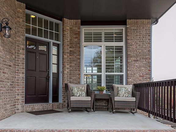 Covered Front Patio Entrance