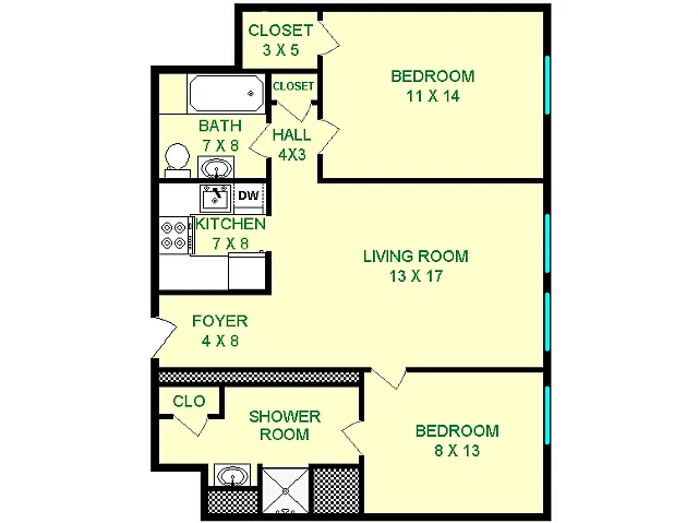 Floor plan Phaeton