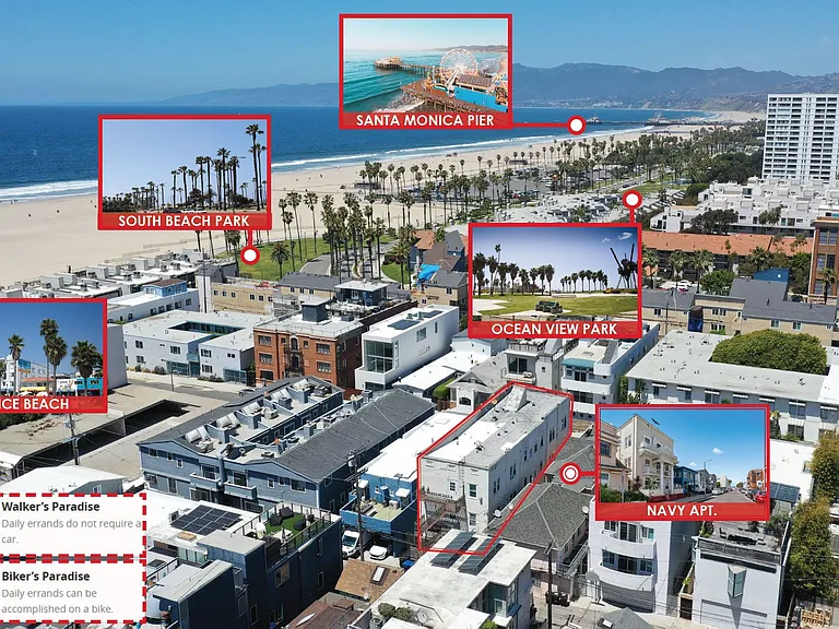 SUPERB LOCATION! steps away from Venice Beach and Boardwalk, close to Restaurants and shopping on Venice Boardwalk + Main St