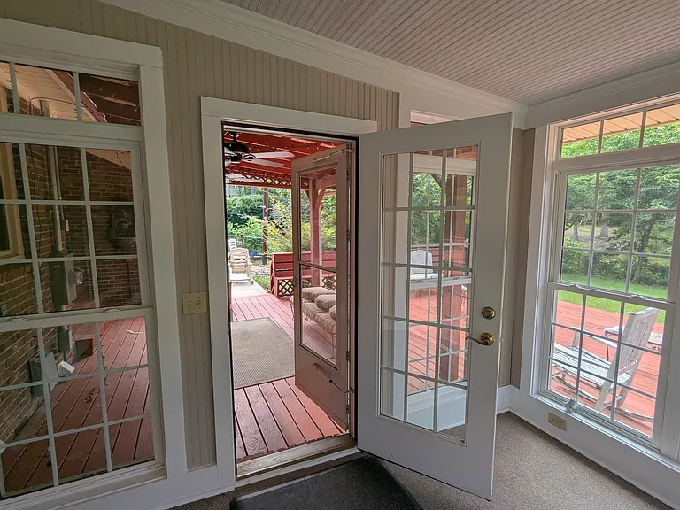 Sunroom Access to Deck