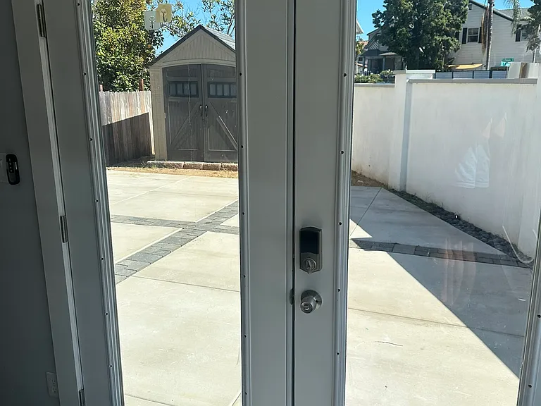 French Doors to Patio