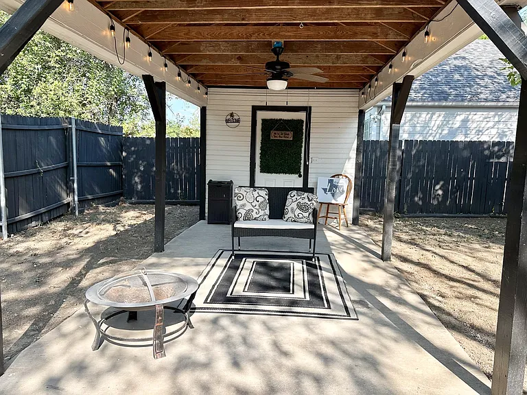 Carport Backyard Area