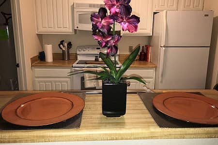 Kitchen from living room