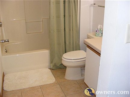 Bathroom connected to Upstairs Bedroom; from walk-in closet