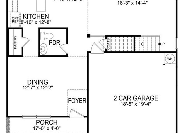 Reversed floor plan just for layout reference