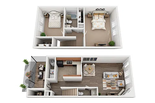 Floor plan B - The York