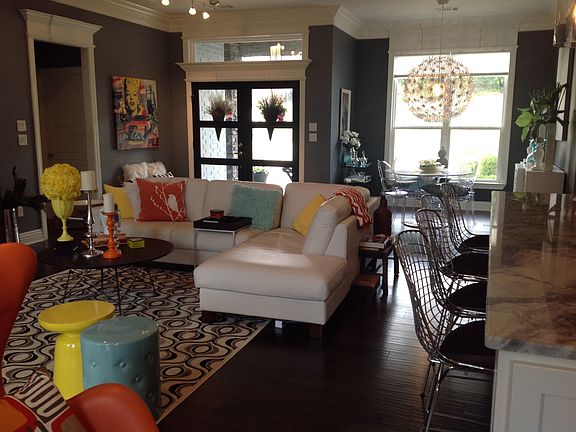 Spacious open living area