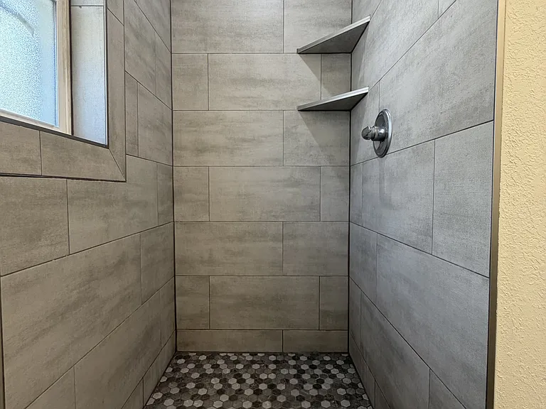 Master shower
