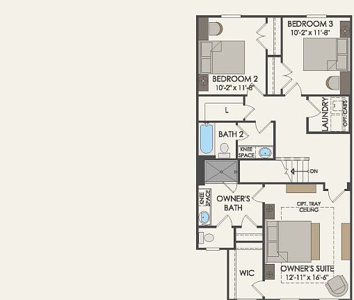 Second Floor 3 br 2.5 ba