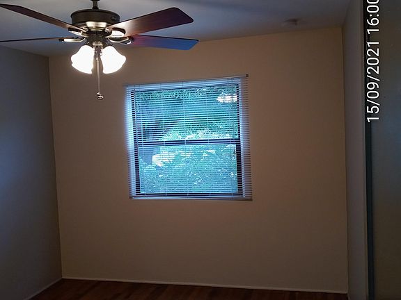 Bedroom facing window