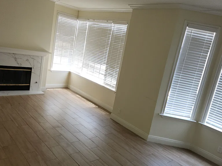 Large living room and nook area