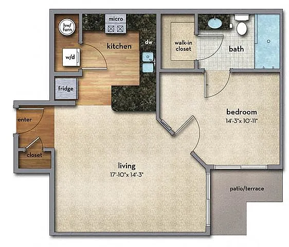 Floor plan Balfour
