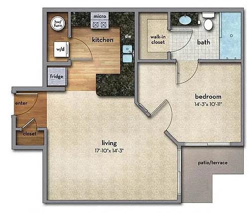 Floor plan Balfour