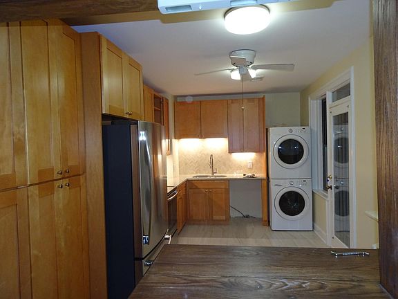 Kitchen view from entry from dining room.