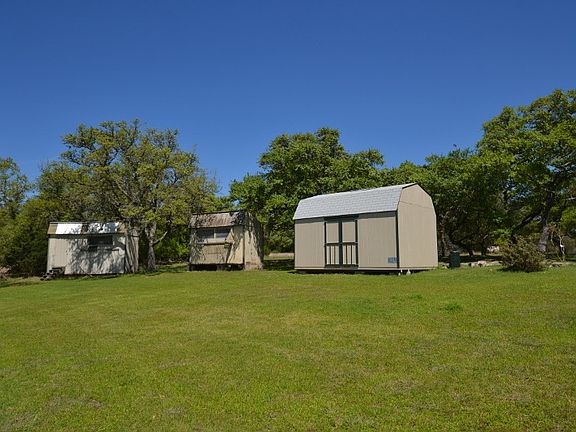 Several storage buildings on the property