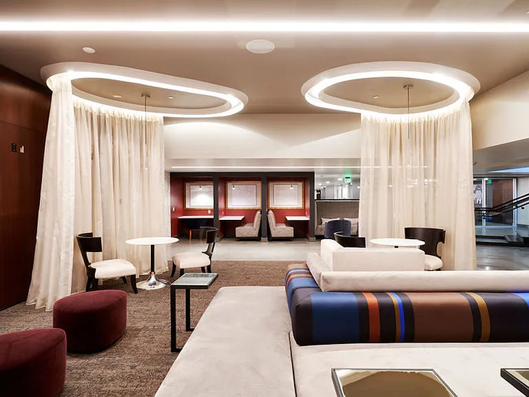 Private work from home lounges and conference areas