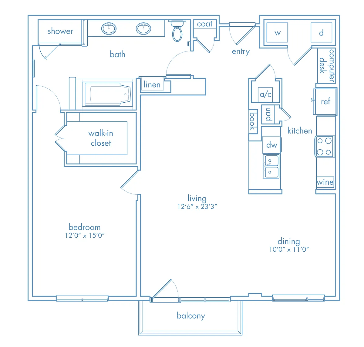 Floor plan Stella One