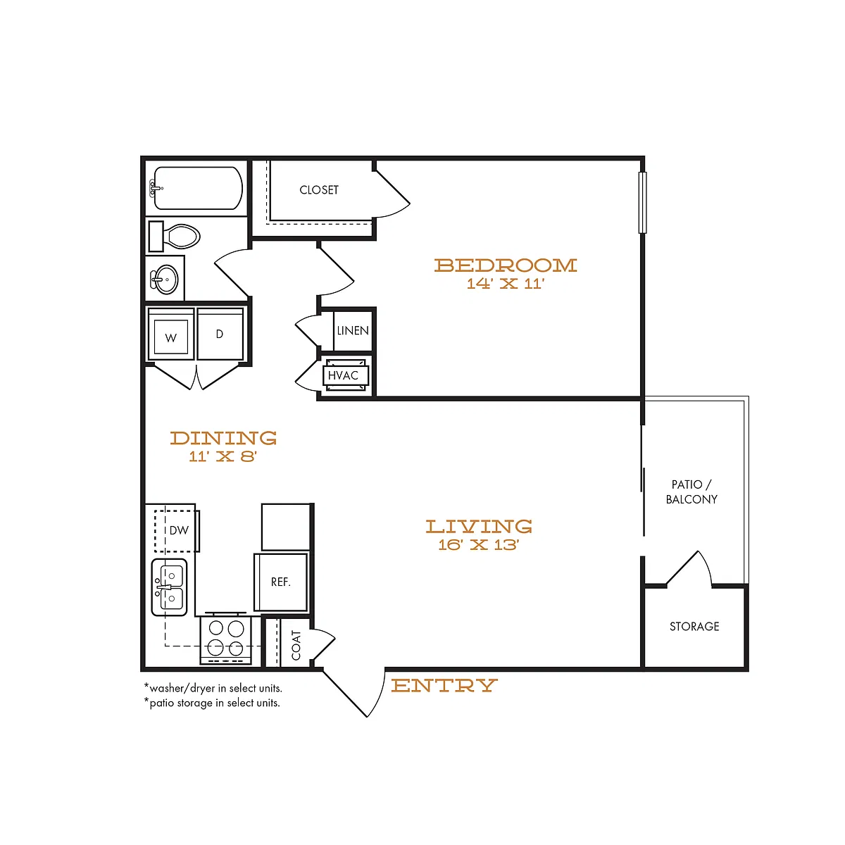 Floor plan A1 Renovated