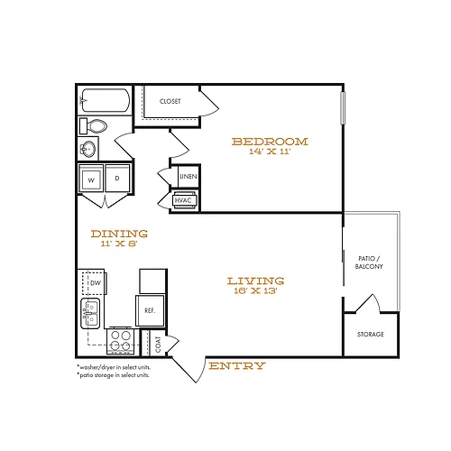 Floor plan A1 Renovated