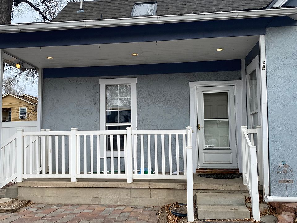 Front entrance and porch