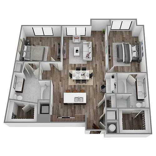 Floor plan Q