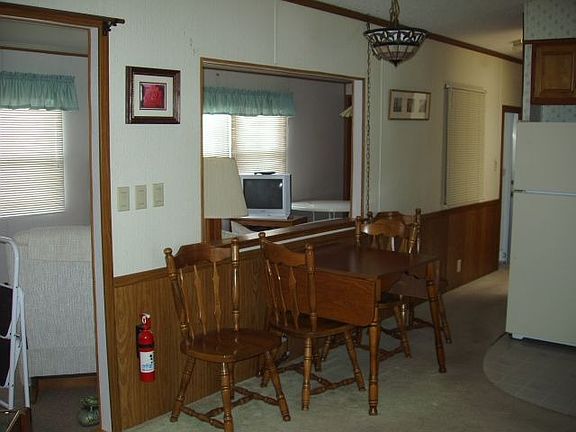 roomy dining area
