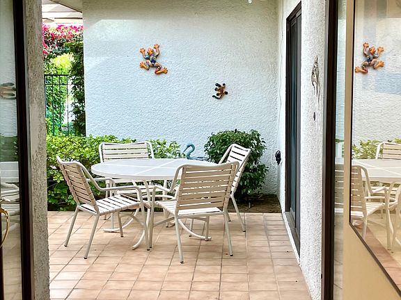 Private patio
