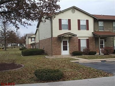 Front view of Townhome