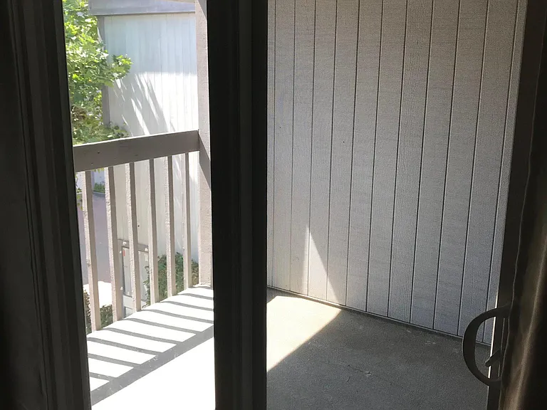 Bedroom 2's attached patio