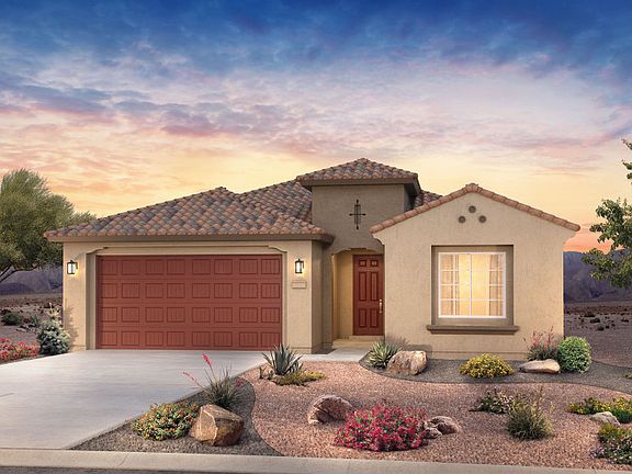 Single-story Tifton Walk floorplan shown in Elevation A with a two-car garage.