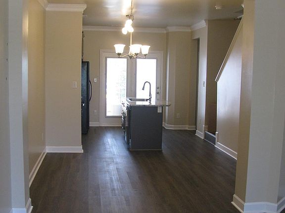 Dining room and kitchen