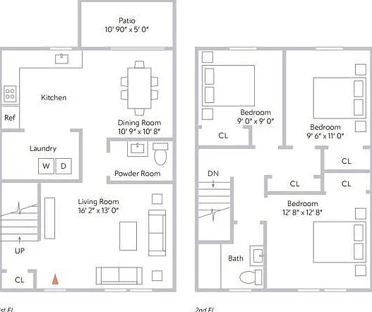 3BD/1.5BA 3BD/1.5BA