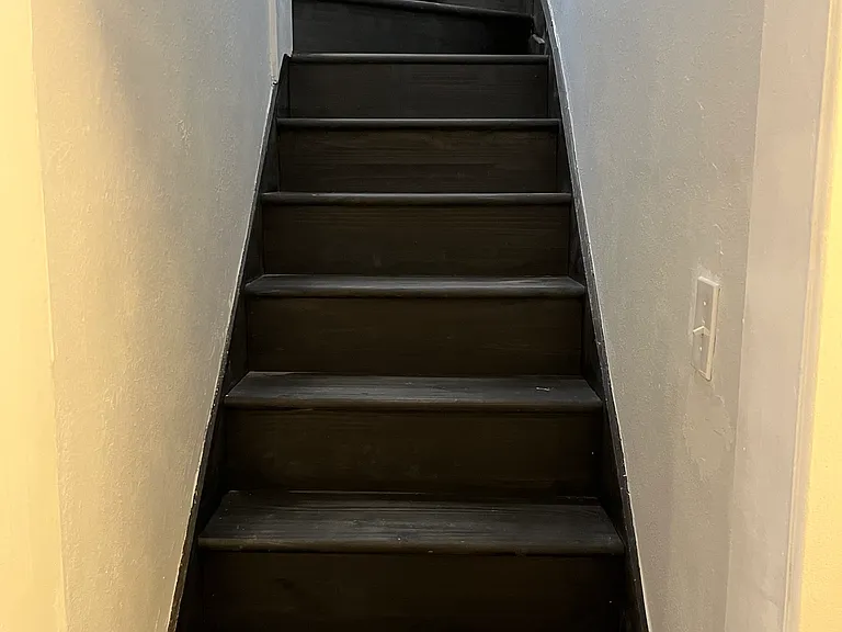Stairs leading to loft