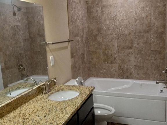 Master Bathroom with Double vanity and Jetted Tub!