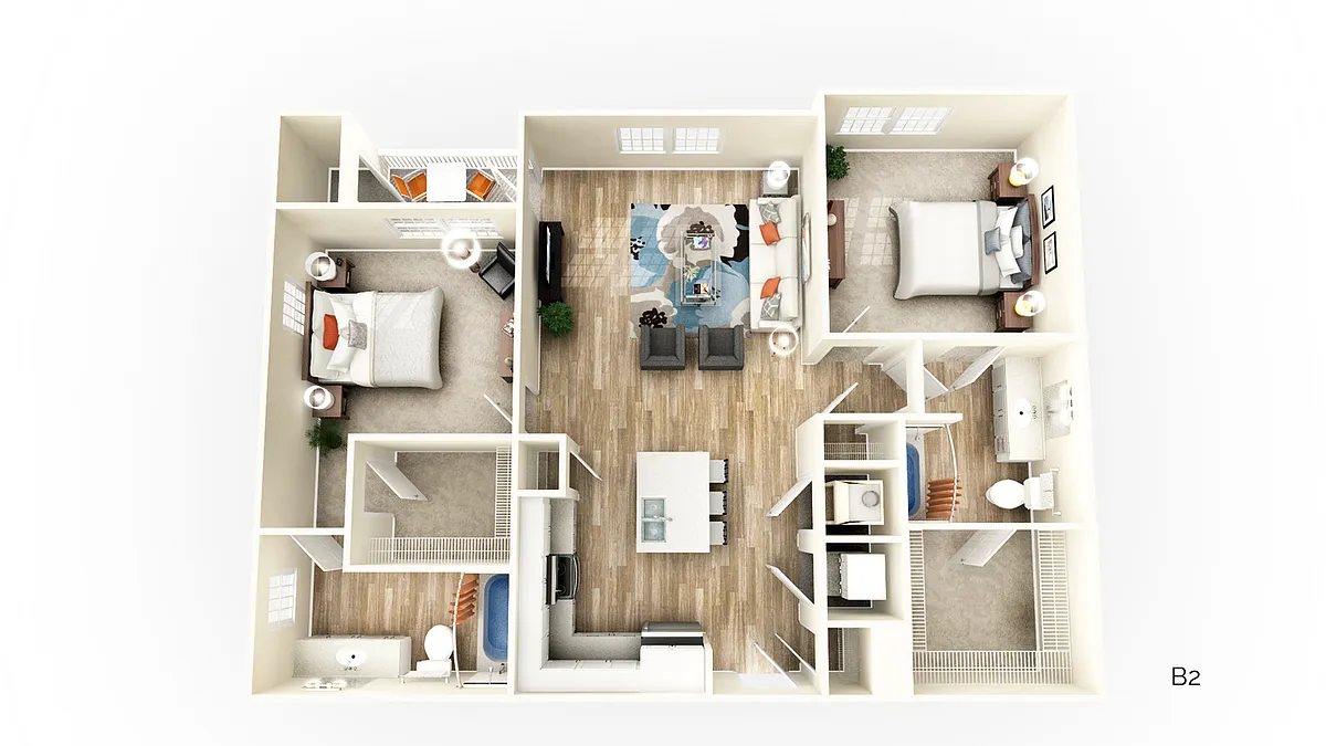 Floor plan B2