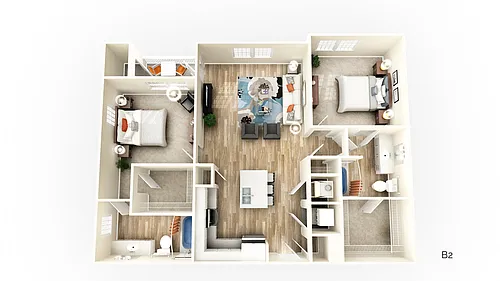 Floor plan B2