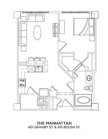 Floor plan The Manhattan