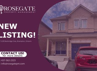 29 Banbridge Cres #1, Brampton, ON L6X5L9