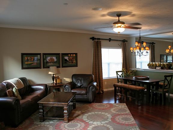 Spacious open family room