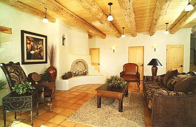 Viga and latillo ceiling