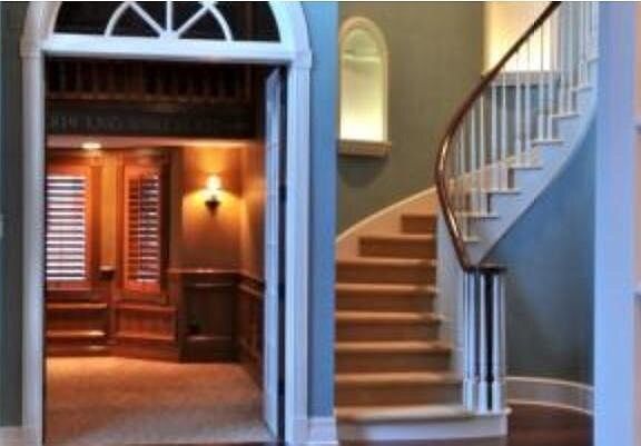 Office and grand stairs