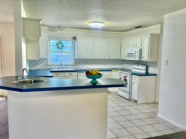 Kitchen view from living room.