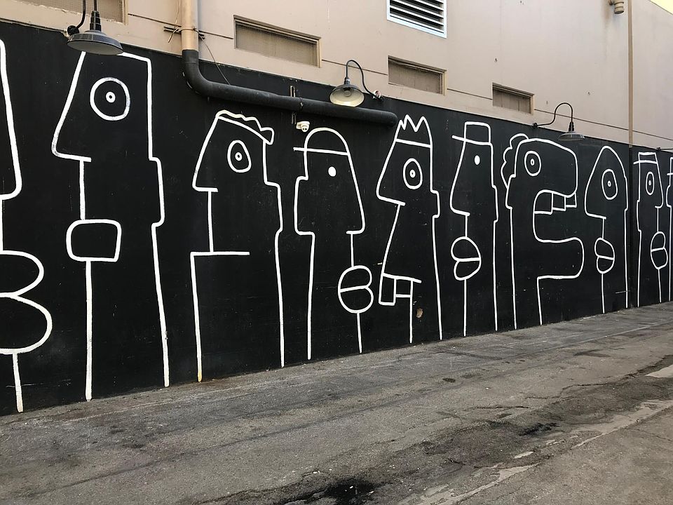 Neighborhood mural