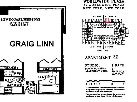 2nd image of 350 W 50th St APT 3Z