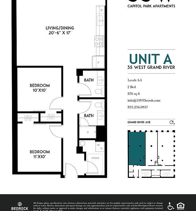 2nd image of 35 W Grand River Ave #401