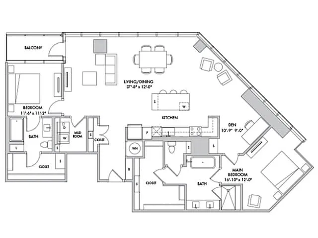 Floor plan C12A-D