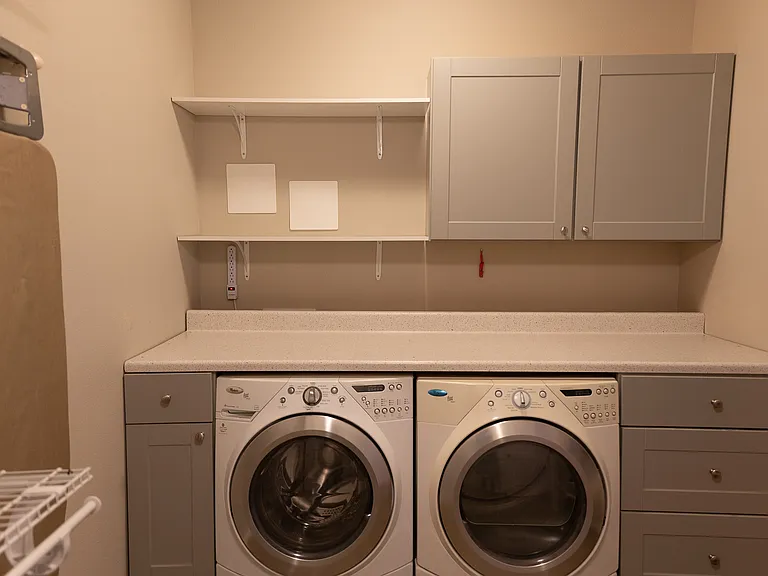 Laundry Room - lots of shelving for storage